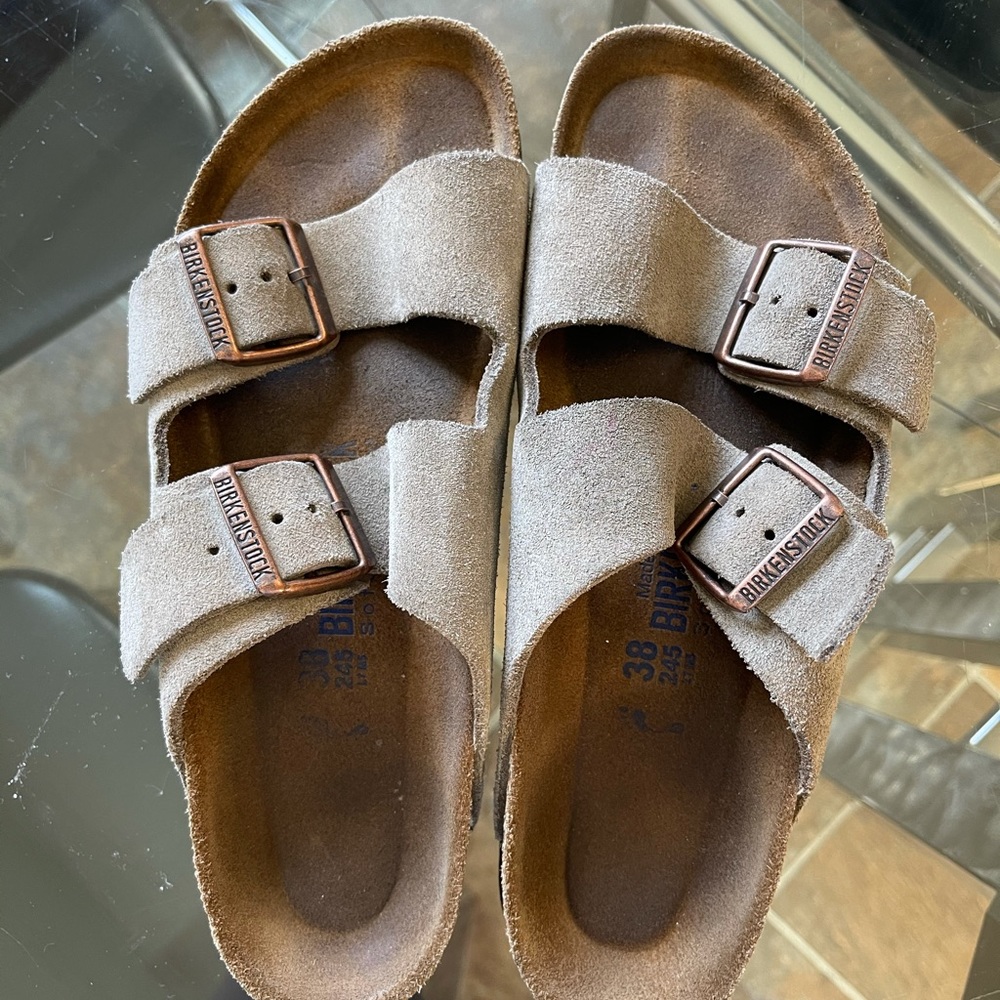 Birkenstock Arizona Suede Women's Sandals, Size 7